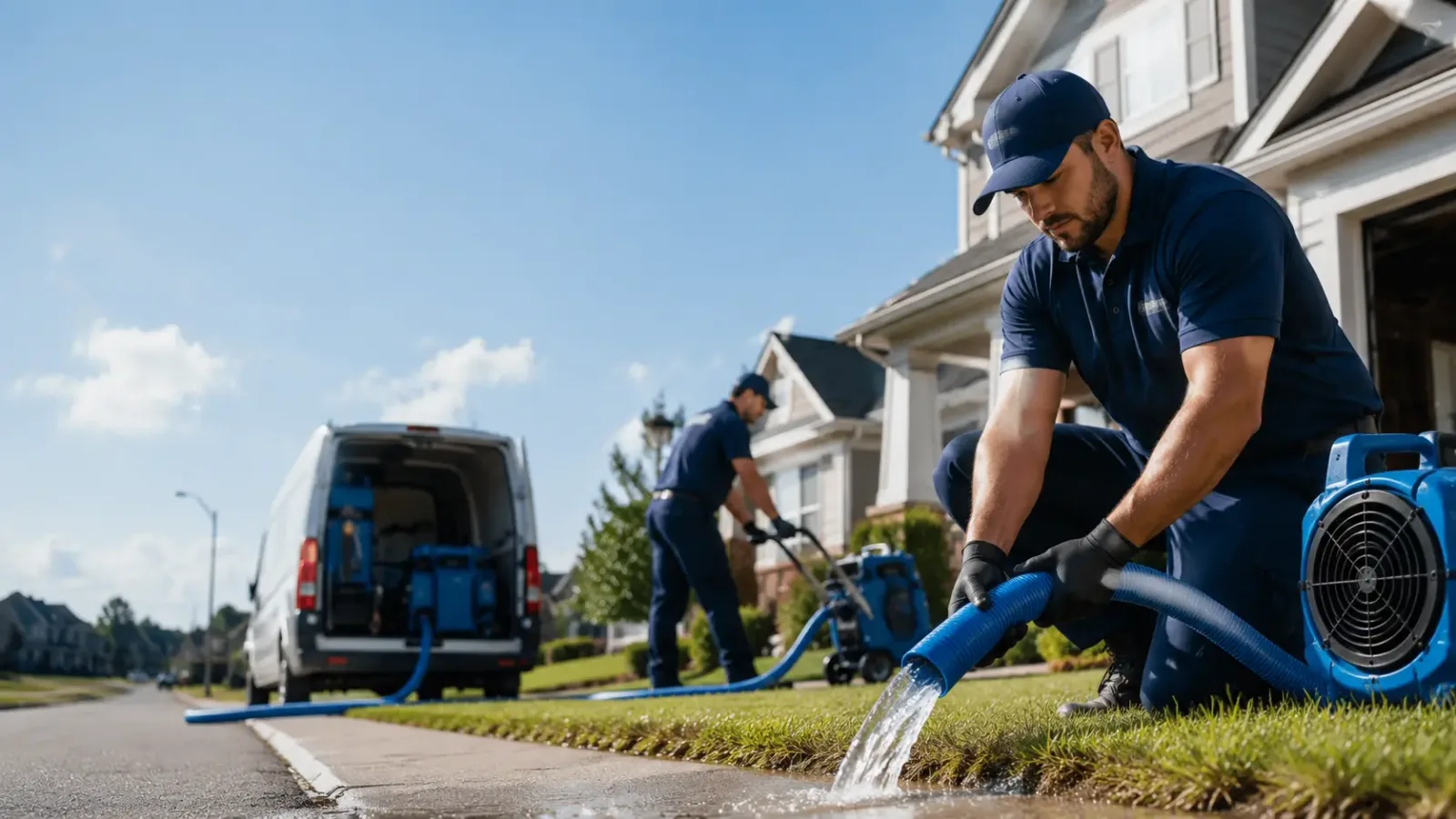Flood Damage Restoration in Pointe Aux Pins, MI